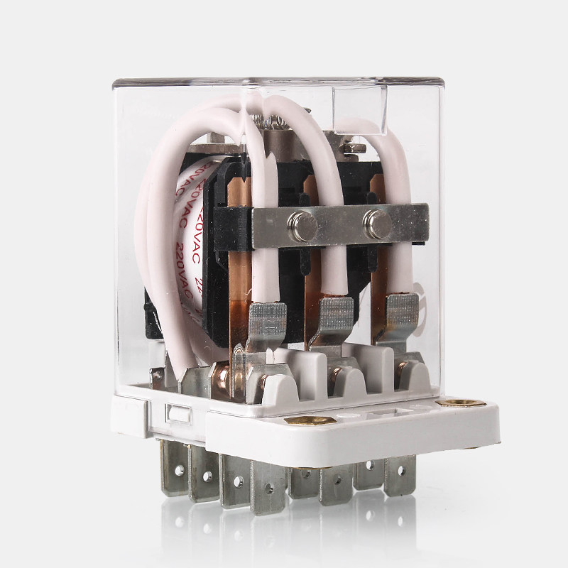 大功率继电器JQX-38F大电流40A中间电磁G继电器12V24V220V配带底