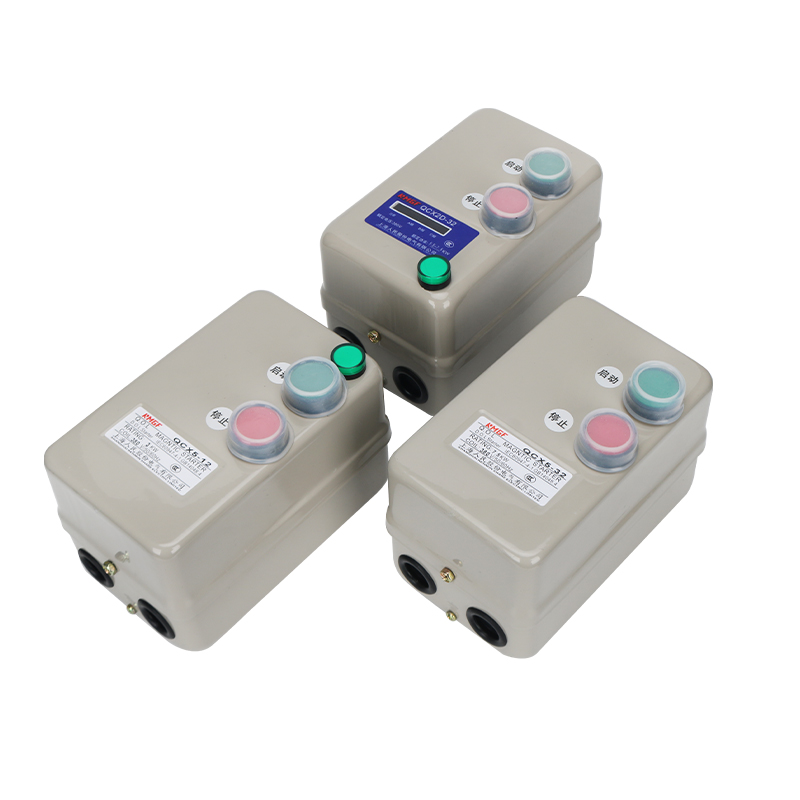 磁力开关启动器QCX5风机水泵粉碎机过载J缺相保护器三相380V包邮