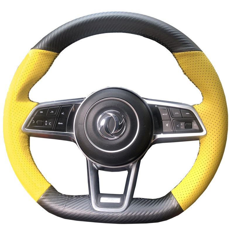 东风风光580fPRO方向盘套 IX5 IX7 风光500 E3碳纤维专用手缝把套