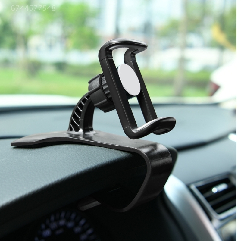 汽车车载手机车支架卡扣式仪表台导航夹子车内Q用支撑架通用中控