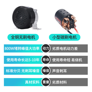 48V60V72Vk电动喷药机电机800瓦1千瓦直流减速无线遥控高速无刷