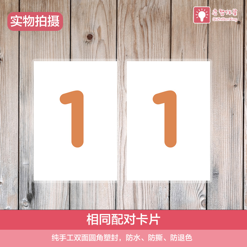 相同配对卡片 自闭症训练卡片x 孤独症儿童ABA教具 语言发育迟缓