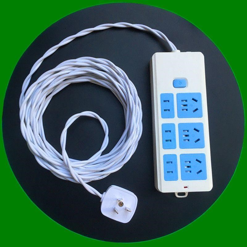 家用电线防水线牛插板线带插头y插座防冻线软线一整套充电线延长