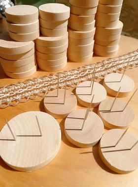 工厂直销可自由搭配大小组装底座钩针原木固定娃娃底座用针和木锤