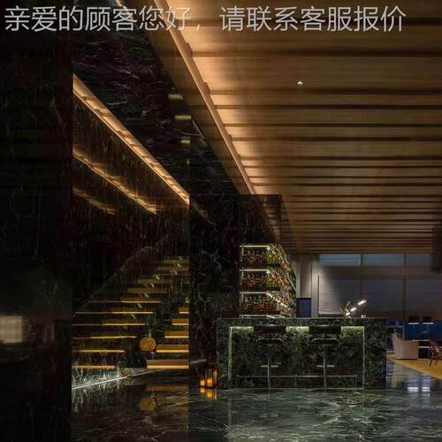 地拉达理绿天谱然奢石墙面板定制茶几洗手台面无品牌/板大石全屋