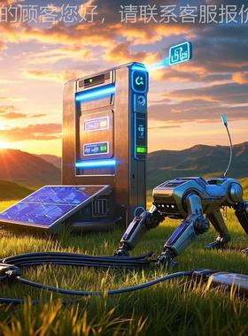 外备机器人器狗自动售无品牌/机卖机光设伏充户电站