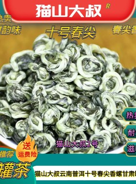 【安万推荐猫山新4号】2025新茶云南春尖碧螺春茶兰州甘肃罐罐茶