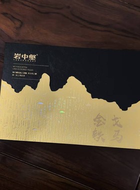 岩中壑金戈铁马岩茶一盒