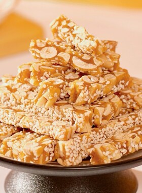 【草帽肥肥】山东特产花生酥小零食营养健康美味即食250g/120g