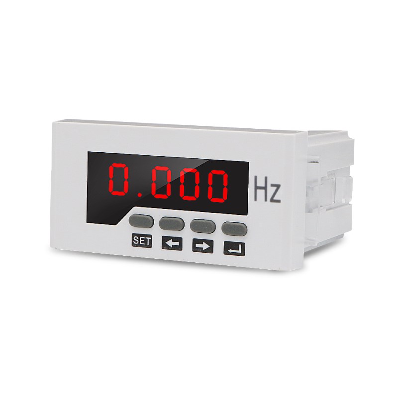 转速表数显0-10lV变频器外接频率表电机米速线速表数字智能测速表