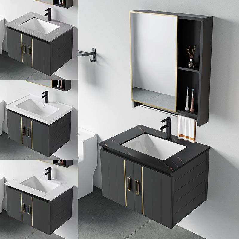 浴室柜洗手盆柜组合化妆室洗脸盆小户型一体卫浴洗漱台洗手台收纳