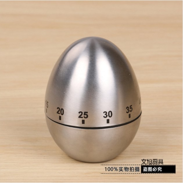 定时器提醒器创意机械计时器定时器T802不锈钢鸡蛋定时器厨房闹钟