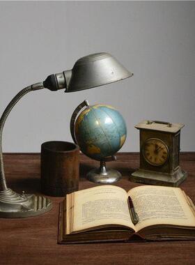 古旧台灯机床灯工业风格老式银行灯工作灯台灯影视道具摄影设计师