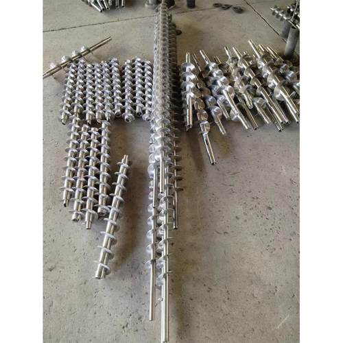 不锈钢螺旋叶片碳钢扭龙螺旋输送杆小龙推力轴混合给料机