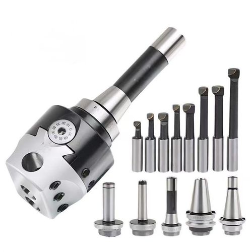 F1镗孔器 2寸3寸4寸铣床用粗镗头镗刀杆C20直柄/R8/MT/BT40/NT50