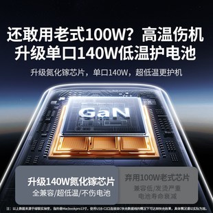 绿联车载充电器氮化镓笔记本快速超级快充汽车充点烟器转换插头