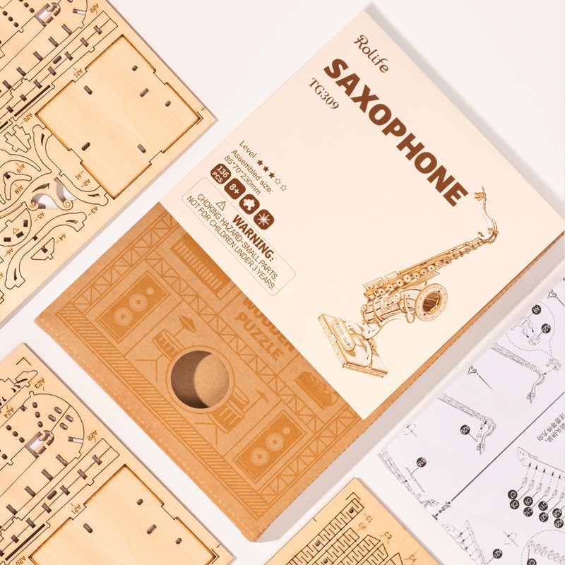 稀奇物微缩乐器架子鼓摆件模型拼装吉他积木diy拼插立体拼图