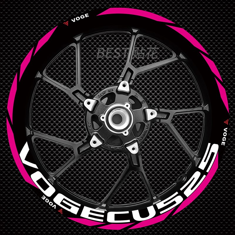 适用 无极CU525 CU250轮毂贴纸反光轮毂改装防水贴纸轮毂钢圈贴纸