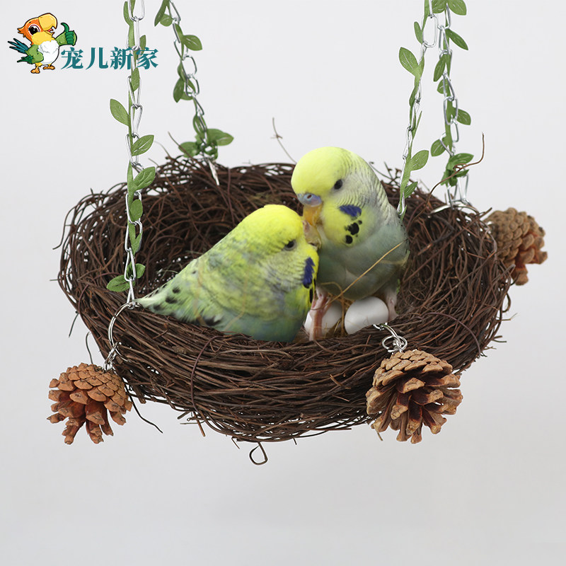 手工编织树藤鸟窝秋千 繁殖箱下蛋窝 鹦鹉鸟用品用具鸟笼配件吊环,宠物/宠物食品及用品,鸟秋千,淘宝优惠券,粉丝福利购,淘宝优惠卷