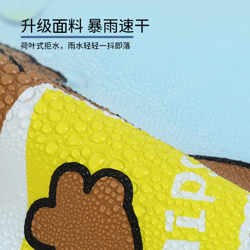 儿童雨衣男童男孩小学生可背书包中大童加大透明分体式书包位小孩