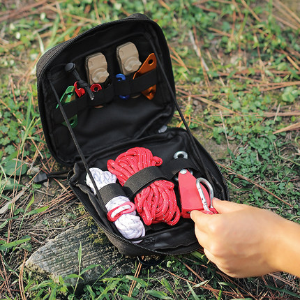 户外战术杂物挂包多功能灯具灯架腰包EDC医药工具MOLLE整理收纳包