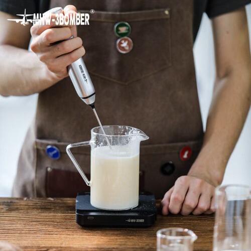 轰炸机电动奶泡器 咖啡拉花自动打奶泡器 手持发泡器MHW-3BOMBER