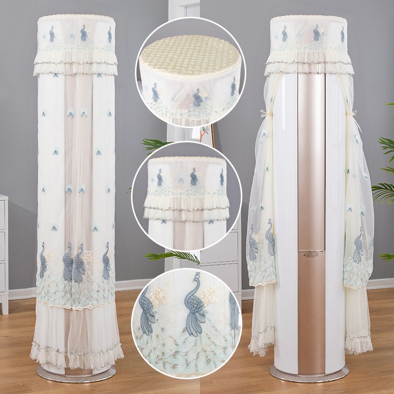 奥克斯圆柱形立体客厅3匹s空调罩防尘套罩科龙立式3P圆形柜机盖布