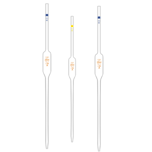 天玻大肚吸管0.1 100ml胖度移液管单标环标刻度吸管吸量管A级可检
