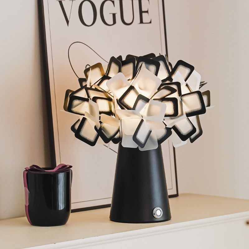 意大利设计师款卧室床头水母蘑菇台灯充电触摸开关高级感氛围夜灯