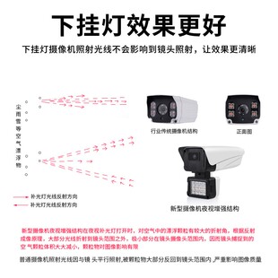 天视通400万极黑光网络摄像头超清双摄全彩夜视商用室外防水监控