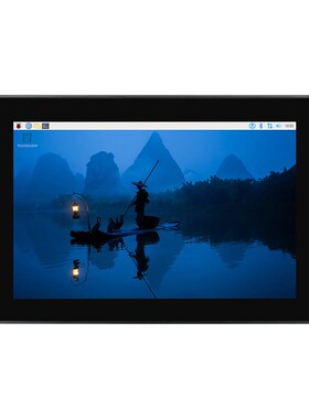 树莓派pi4/5 8/10.1寸电容触摸屏 显示器带摄像头 工业MI一体机