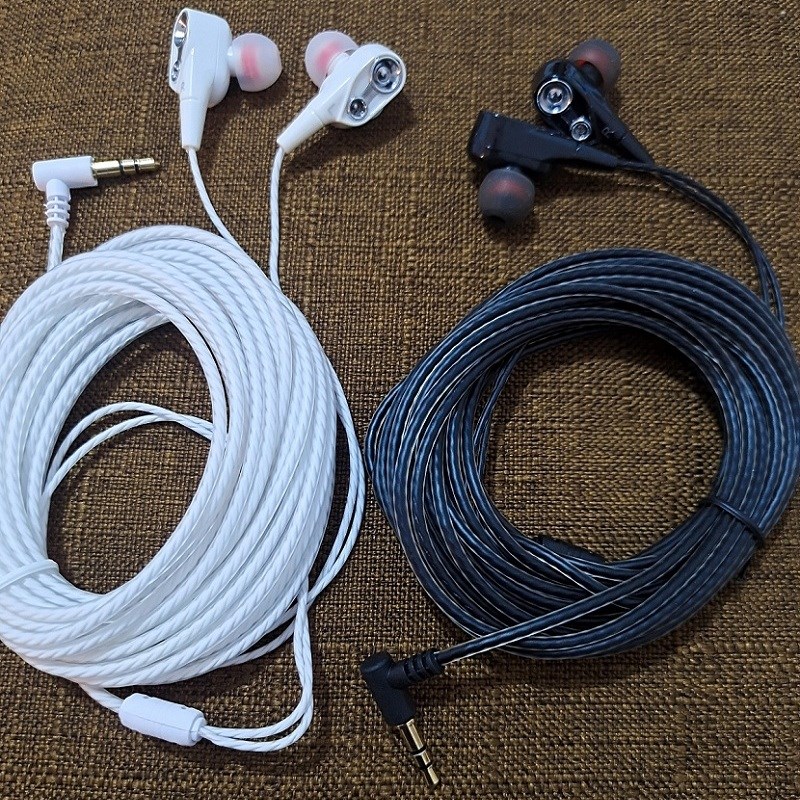 定制L弯插头2/3/5米加长线主播声卡监听耳机电脑耳塞重低音歪头