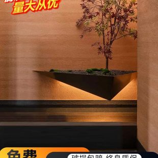 饰 软质夯土板轻质软石超薄柔性石材pu石皮洞石软瓷饰面板材墙面装