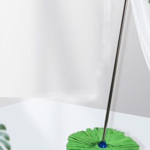 明朗星 超细纤维吸水地拖 布条拖把墩布不锈钢螺纹连接可替换布头