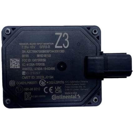 88162-0E133 雷克,萨斯2025 2026丰,田凯美瑞盲点监视雷达传感器