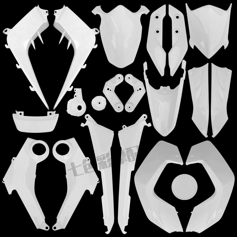 一马M3M5猴子改装全s套外壳酷车外观件摩托电动车白色烤漆件