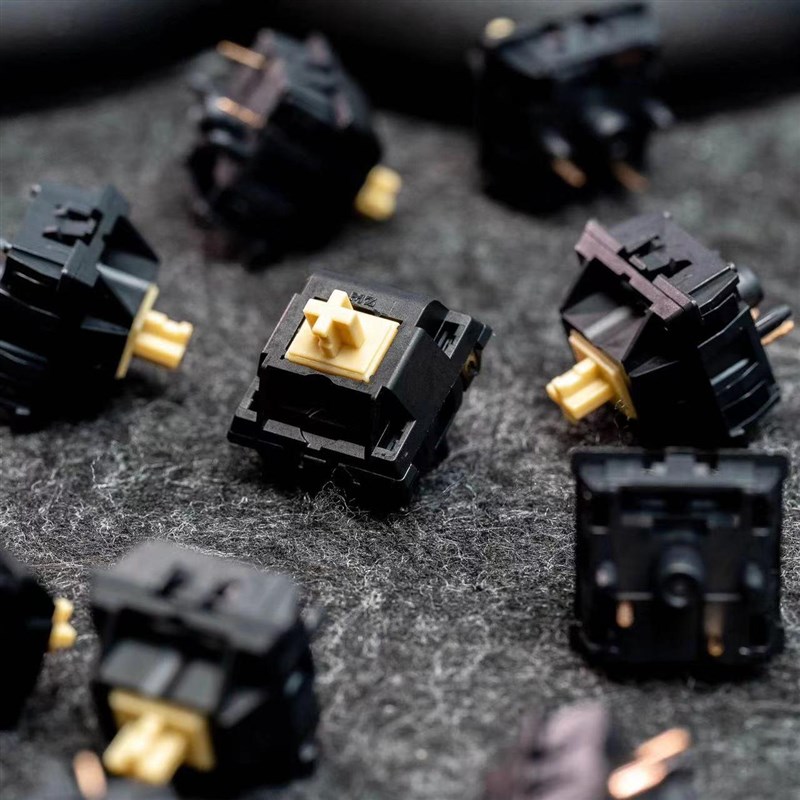 Y3轴HIFI线性轴体闷轴热插拔机械键盘码字游戏MZ外设厂润三种压力