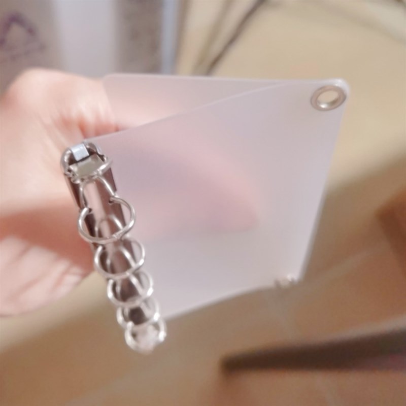 二折插板定制侧插两折双层A5A6A7A8A9pvc垫板隔板活页夹手帐书衣