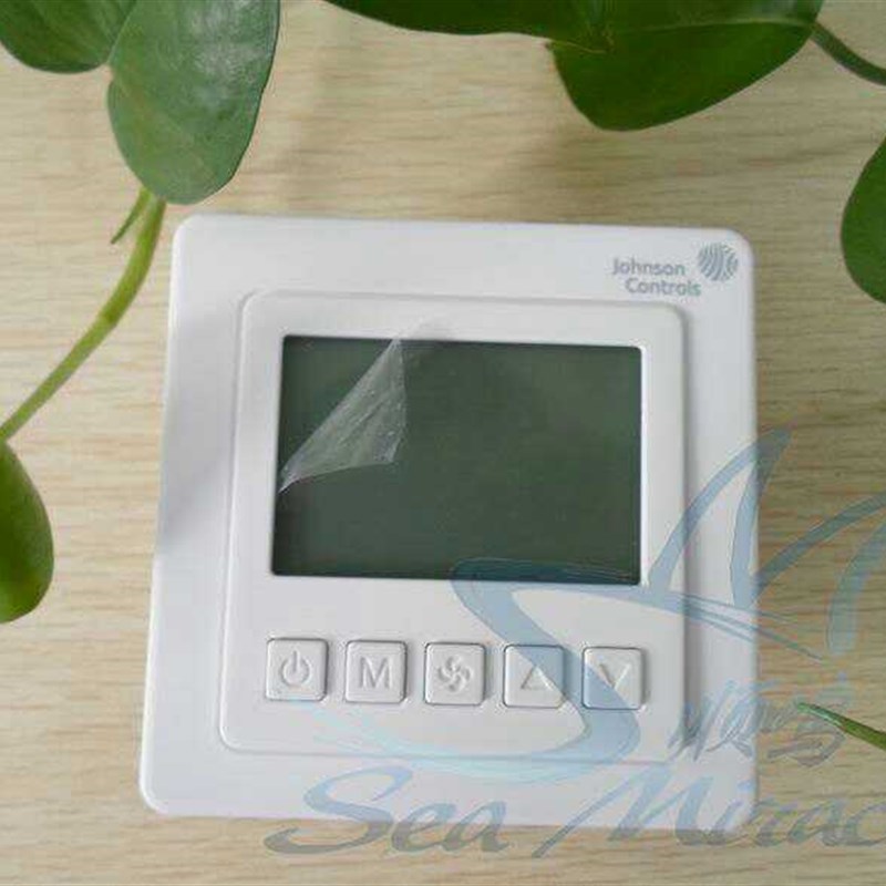江森中央空调温控器三速开关智能温控液晶显示大屏水机风机盘管