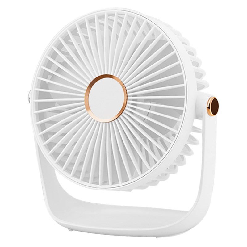 小风扇办公室桌上l电风扇家用学生宿舍可充电台扇桌面静音USB风扇