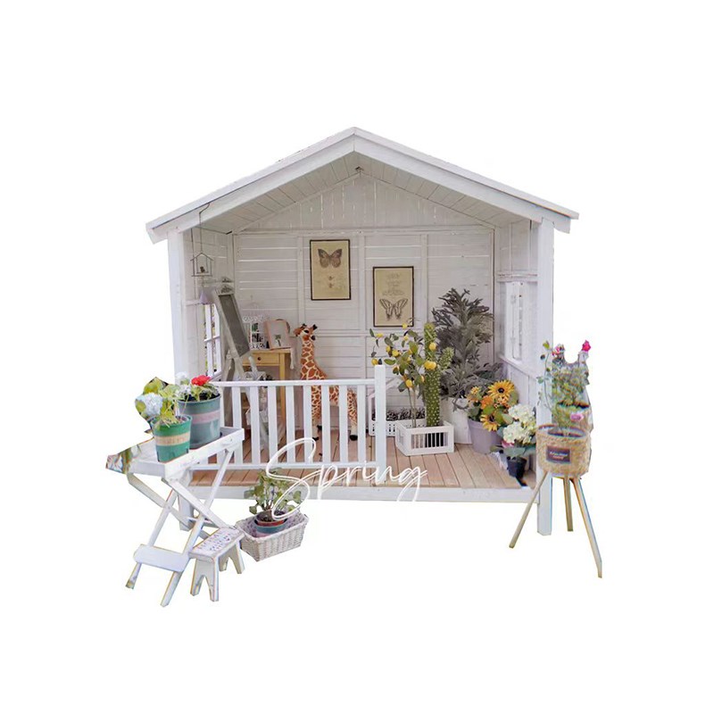 防腐木别墅庭院小木屋户t外组装花园遮阳凉亭全定制封闭实木房子