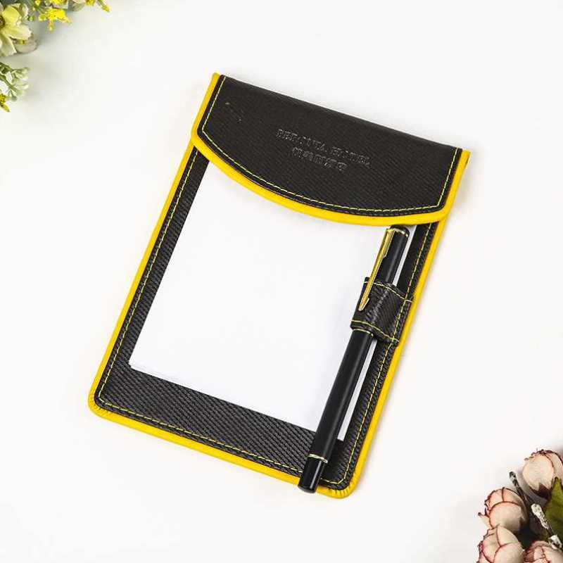 餐桌酒店用便签j夹厨房点菜菜单夹板 票据皮革会议垫写字垫板夹