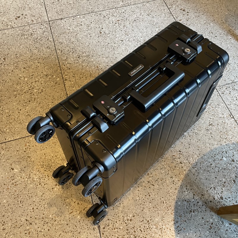 出口德国镁铝合金拉杆箱q20寸金属登机箱万向轮铝材旅行箱时尚潮