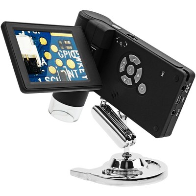 手机维修放大镜带屏录像拍照500倍工业鉴定P高倍用高清电子显微镜