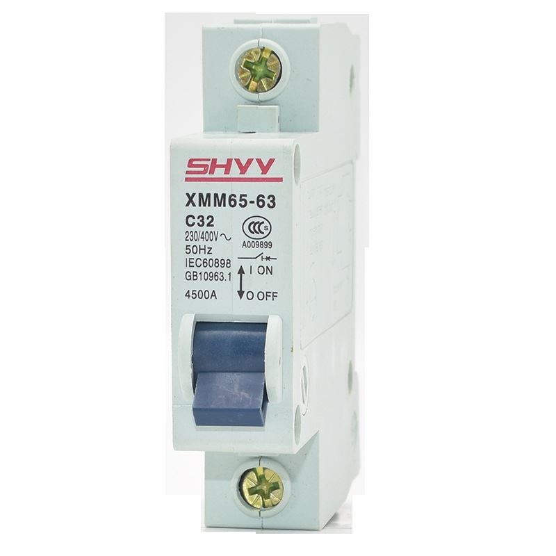 供应220V空气开关DZ47家用空开MCB微型断路器1P2P小型断路器