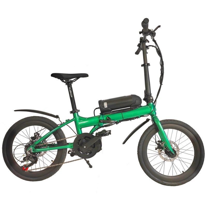 中置折叠电动助力车20寸折叠中置电动自行车折叠中置电动自行车