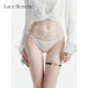 「LR」白纱梦境 女士小心机三角裤 纯欲女生性感网纱高叉内裤 女款