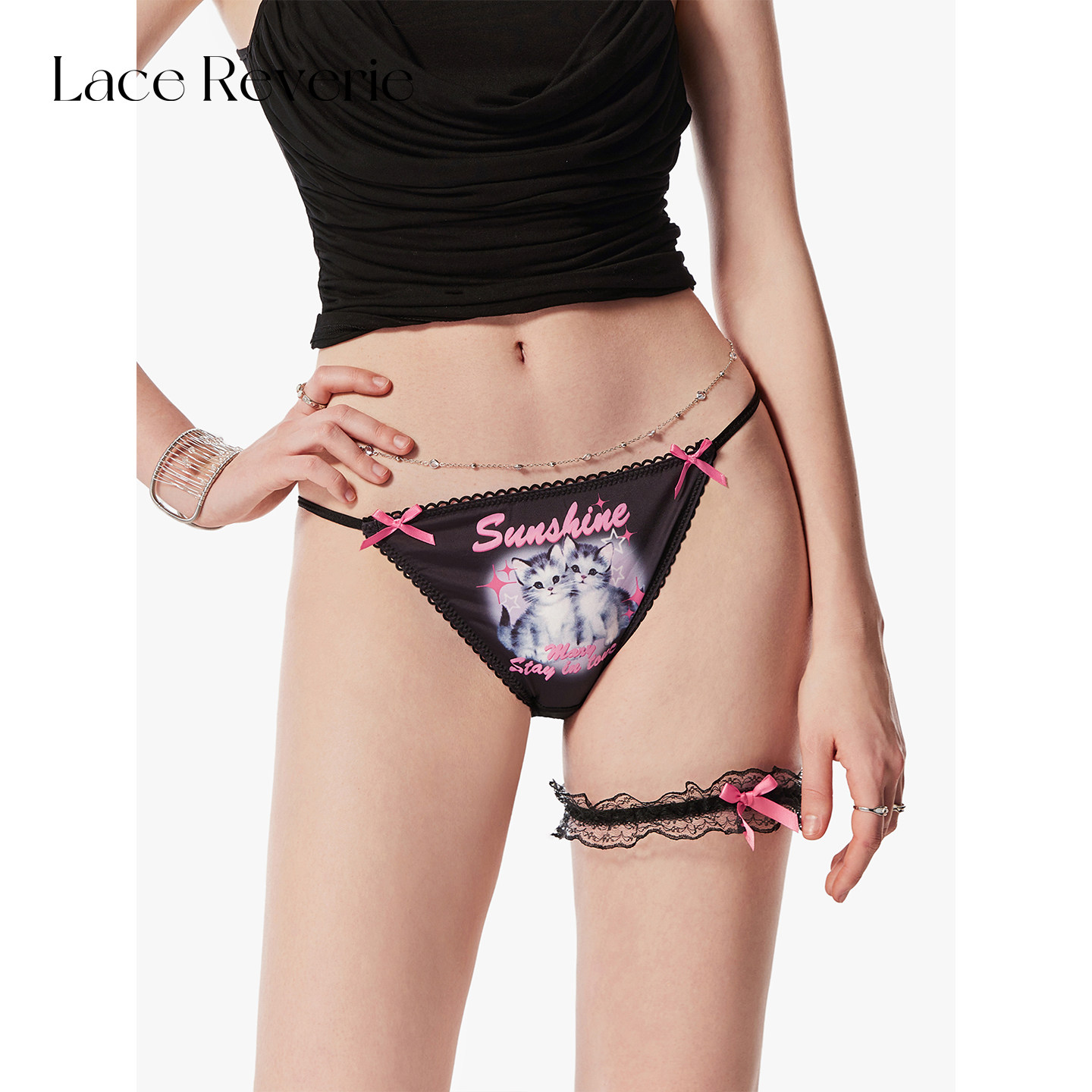 「LR」俏辣猫猫*女生甜辣风高开叉细带内裤2026新款透气款三角裤,女士内衣/男士内衣/家居服,女三角裤,淘宝优惠券,粉丝福利购,淘宝优惠卷
