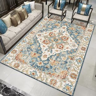土耳其波斯客厅地毯地垫复古民族水洗折叠runner走廊卧室