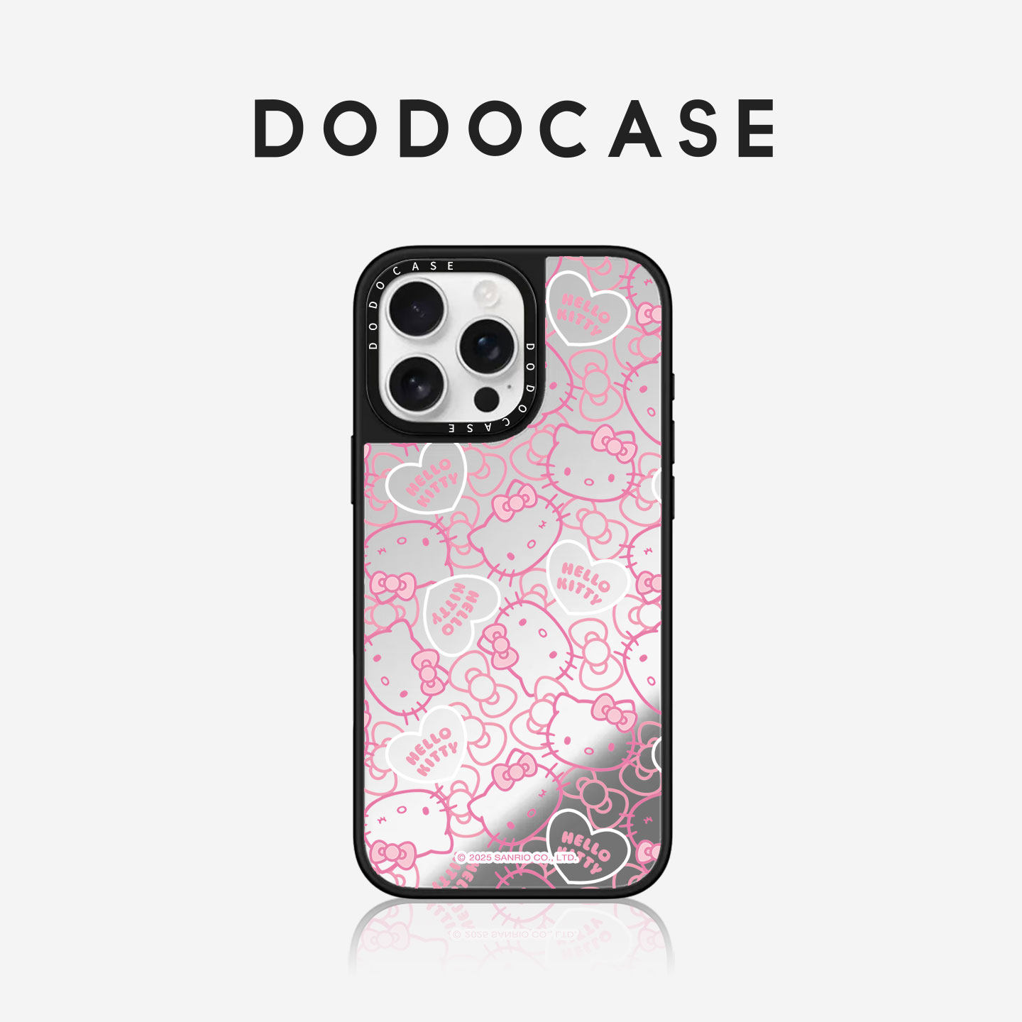 DODOCASE 粉色线条KK 适用苹果18/17/16Promax手机壳iPhone15ProMax萌宠猫少女风14Pro卡通13可爱12p磁吸硬壳